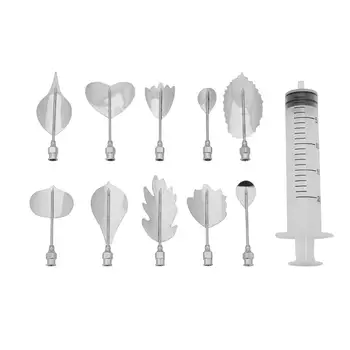 11pcs/set 3D Gelatin Jelly Art Needles Tools Metal Pudding Gelatin Cake Flower Nozzle Syringe Set Cake Decorating Tools
11pcs/set 3D Gelatin Jelly Art Needles Tools Metal Pudding Gelatin Cake Flower Nozzle Syringe Set Cake Decorating Tools