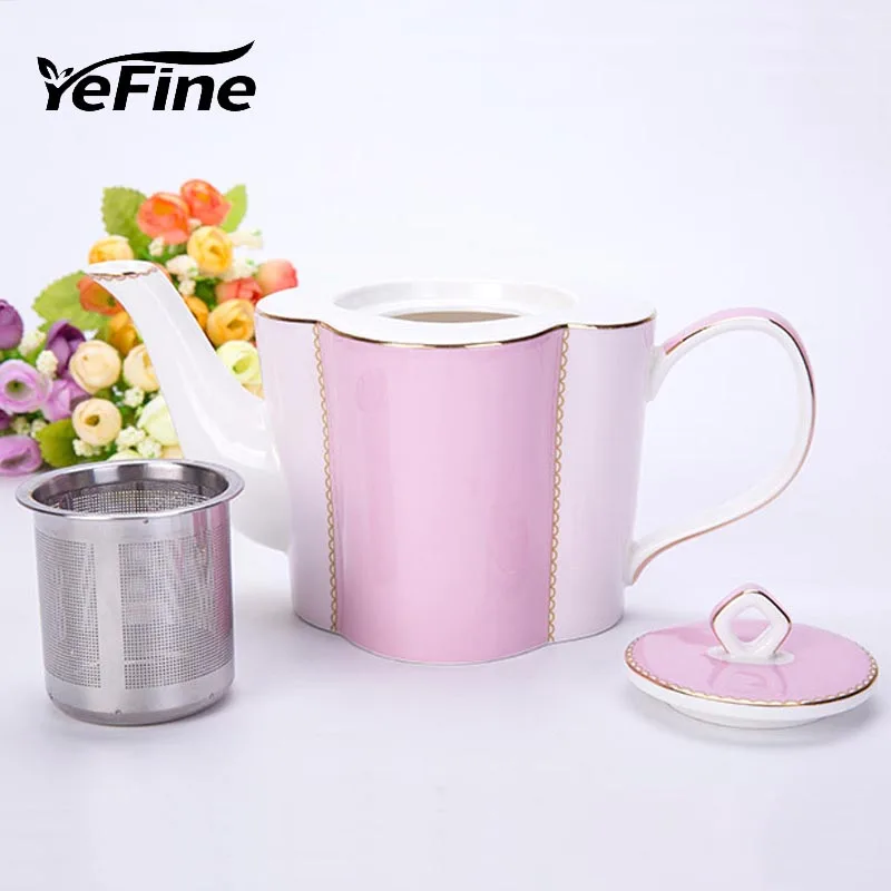 YeFine Advanced Ceramic Tea Pot With Tea Infuser 650ML Bone Porcelain Kettle Set Coffee Pot Drinkware Accessories Dropshipping
YeFine Advanced Ceramic Tea Pot With Tea Infuser 650ML Bone Porcelain Kettle Set Coffee Pot Drinkware Accessories Dropshipping