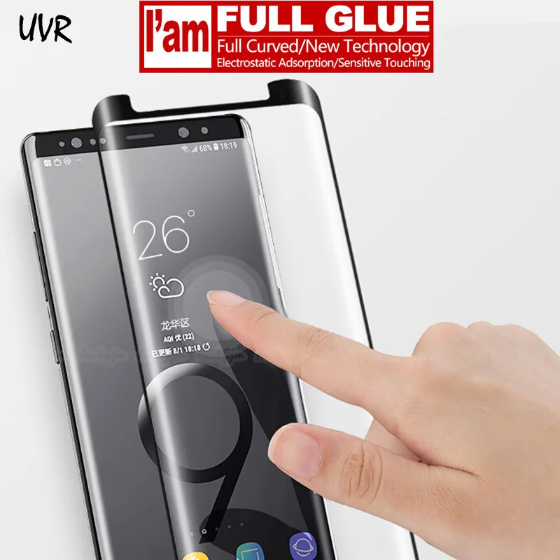 UVR 3D Full Glue Tempered Glass For Note 9 Case Friendly Full Adhesive Screen Protector For Samsung Galaxy Note9 Front Film
UVR 3D Full Glue Tempered Glass For Note 9 Case Friendly Full Adhesive Screen Protector For Samsung Galaxy Note9 Front Film