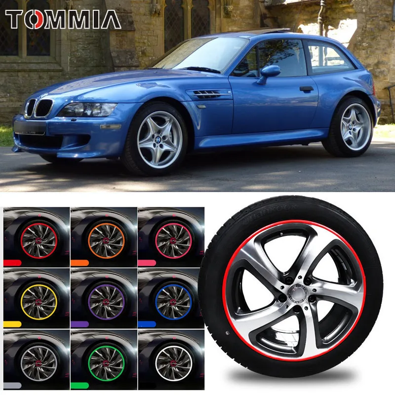 8M Car Wheel Hub Rim Edge Protector Ring Tire Strip Guard Rubber Stickers On Cars Red Car Styling For Z3
8M Car Wheel Hub Rim Edge Protector Ring Tire Strip Guard Rubber Stickers On Cars Red Car Styling For Z3