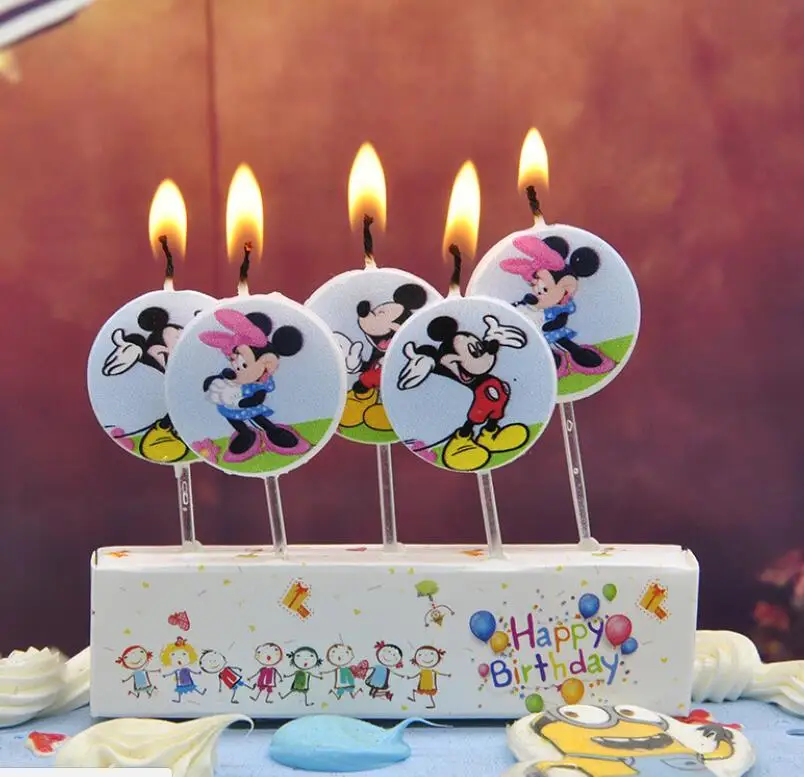 5pcs/lot round mickey mouse minnie Party Supplies Kids Birthday Candles Decorations Set Birthday Wedding Party Cake Candles
5pcs/lot round mickey mouse minnie Party Supplies Kids Birthday Candles Decorations Set Birthday Wedding Party Cake Candles