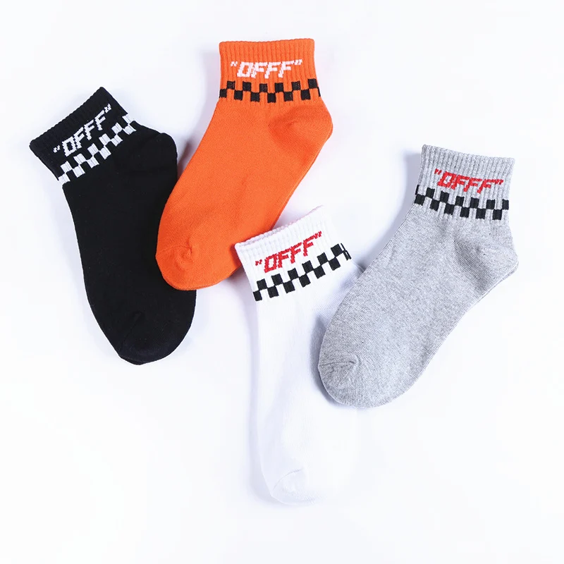 Men women offf short socks knaye west streetwear hip hop cotton justin bieber popsocket crew happy skateboard socks clothing
Men women offf short socks knaye west streetwear hip hop cotton justin bieber popsocket crew happy skateboard socks clothing