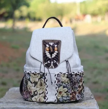 Fashion Vintage String appliques Women Shopping backpacks!Nice Floral Embossing lady Hasp backrack Hot All-match Canvas Backruck
Fashion Vintage String appliques Women Shopping backpacks!Nice Floral Embossing lady Hasp backrack Hot All-match Canvas Backruck