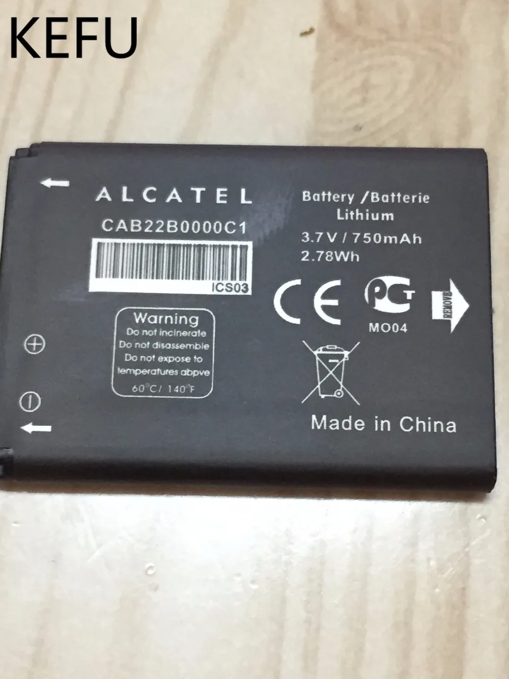 CAB22B0000C1 Батарея для ALCATEL OT-2012D Alcatel One Touch 103 103A 105 105A CAB3010010C1 CAB30M0000C1 | Мобильные