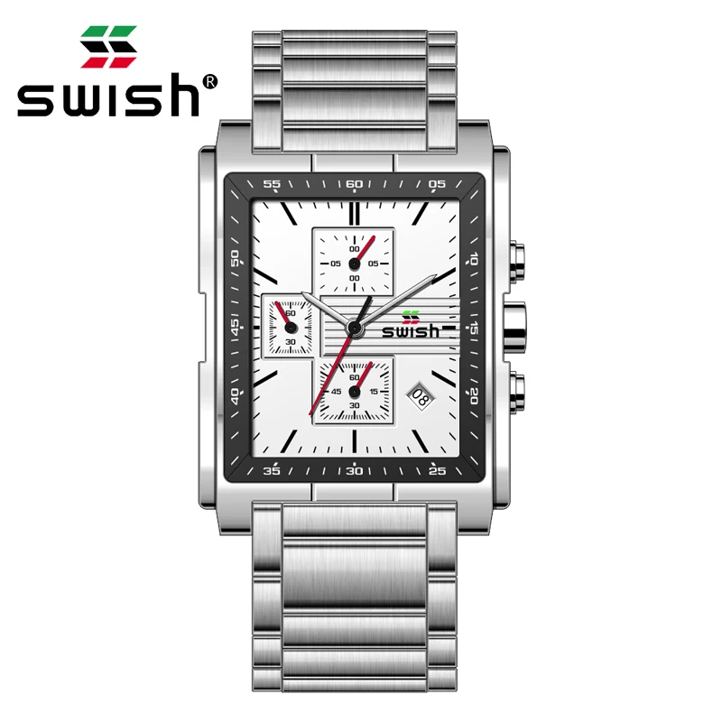 SWISH Watch Male Leather Waterproof Business Wristwatch Relogio Masculino Men Watches Top Brand Luxury
SWISH Watch Male Leather Waterproof Business Wristwatch Relogio Masculino Men Watches Top Brand Luxury