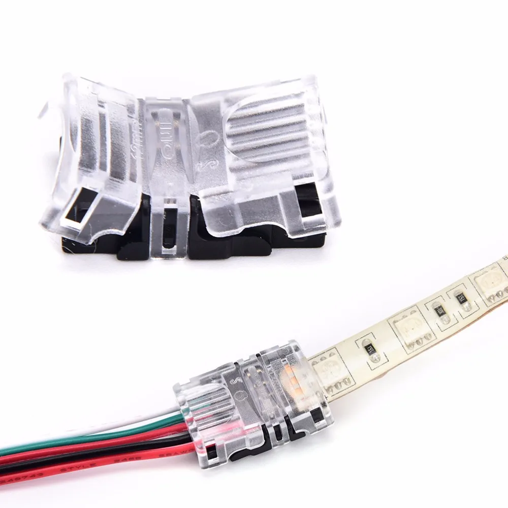 New 5 Pin LED Strip to Wire Connector for 12mm RGBW RGBY Waterproof IP65 5050 LED Tape Light Connection Conductor
New 5 Pin LED Strip to Wire Connector for 12mm RGBW RGBY Waterproof IP65 5050 LED Tape Light Connection Conductor