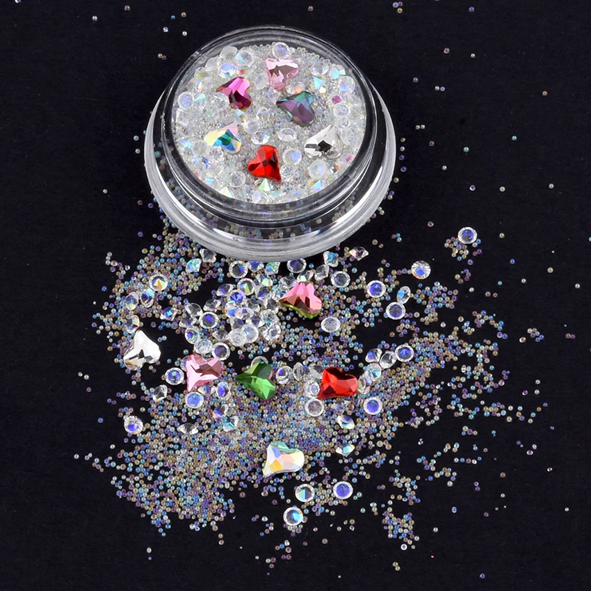 1 box crystal nail art studs and rhinestones pointed back rhinestone flatback charms mix nail jewels caviar beads supply YST21
1 box crystal nail art studs and rhinestones pointed back rhinestone flatback charms mix nail jewels caviar beads supply YST21