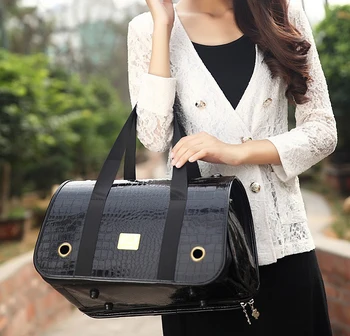 Pet cat small dog Travel luxury pu leather Carrier bag outdoor foldable portable dog Chihuahua carry tote shopping bag handbag
Pet cat small dog Travel luxury pu leather Carrier bag outdoor foldable portable dog Chihuahua carry tote shopping bag handbag