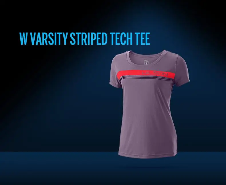 Original Wilson shirt For Women Tennis With Moisture Absorption And Perspiration Varsity Tee WRA772101
Original Wilson shirt For Women Tennis With Moisture Absorption And Perspiration Varsity Tee WRA772101
