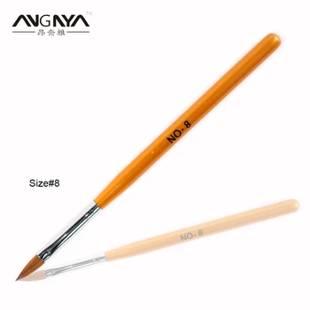 ANGNYA 1Pcs Nail Art Pen Brush Size#6#8 For Acrylic Liquid UV Gel Nail Acrylic Kolinsky Hair Gold Hand Brushes Pusher Tool A119
ANGNYA 1Pcs Nail Art Pen Brush Size#6#8 For Acrylic Liquid UV Gel Nail Acrylic Kolinsky Hair Gold Hand Brushes Pusher Tool A119