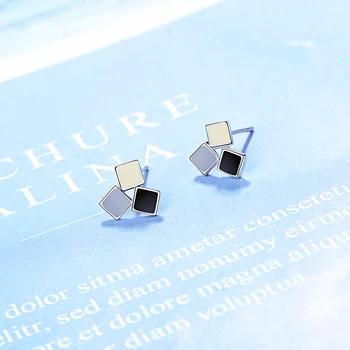 2019 Mini Square Stud Earrings Real 925 Sterling Silver Piercing Jewelry For Women Men Simple Fashion Accessories Bijoux
2019 Mini Square Stud Earrings Real 925 Sterling Silver Piercing Jewelry For Women Men Simple Fashion Accessories Bijoux