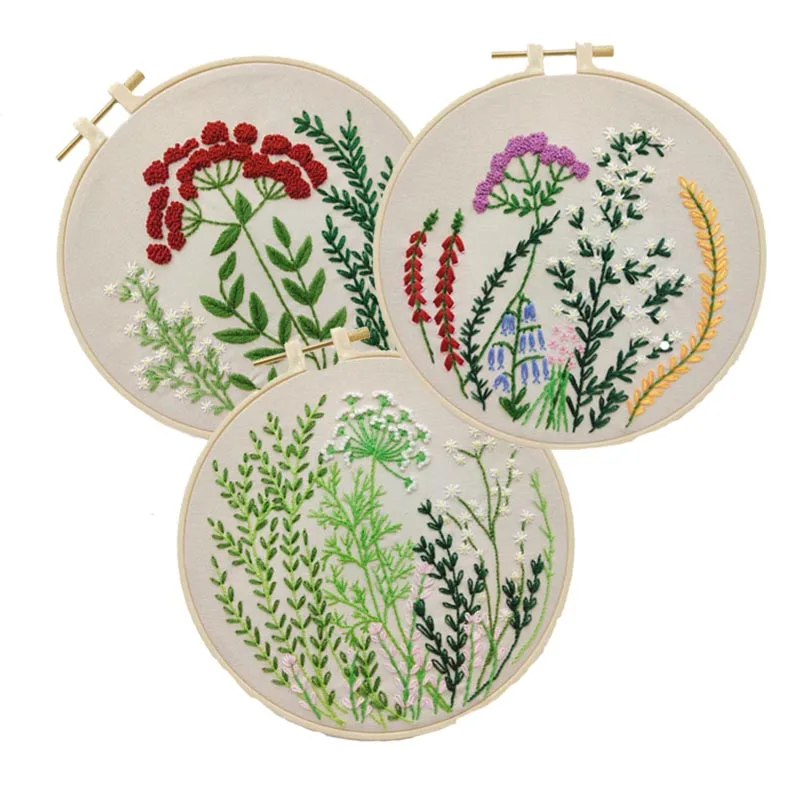 Handmade Embroidery Kit Flower Printed DIY Cross Stitch Needlework Colorful Embroidery Painting Adults Swing Craft Home Decor
Handmade Embroidery Kit Flower Printed DIY Cross Stitch Needlework Colorful Embroidery Painting Adults Swing Craft Home Decor