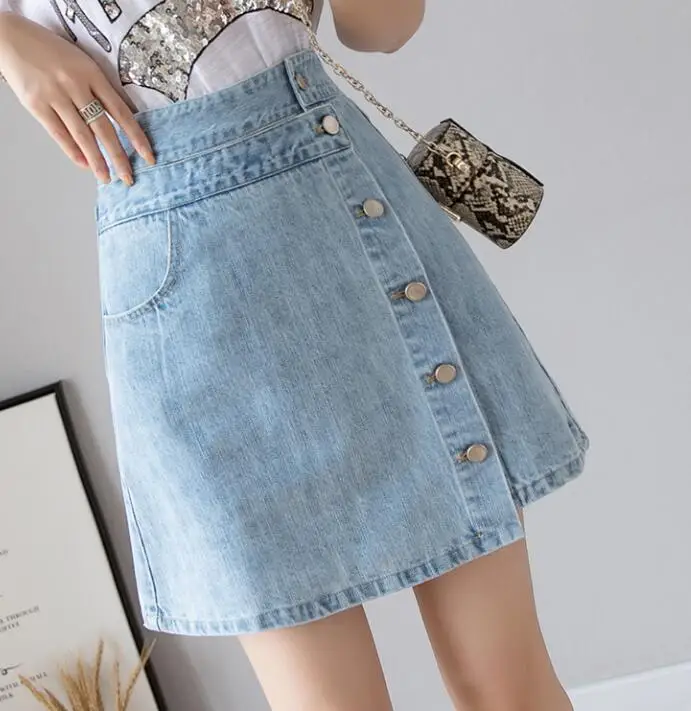 High Quality 2019 Spring Summer New Arrival Leisure A Patterned Irregular High Waist Woman Jean Skirt
High Quality 2019 Spring Summer New Arrival Leisure A Patterned Irregular High Waist Woman Jean Skirt