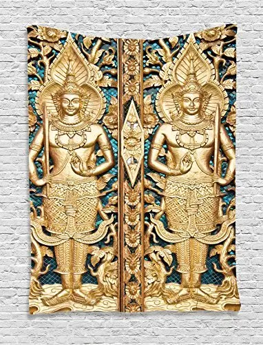 Rustic Decor Thai Gate at Wat Sirisa Tong Thailand Buddhism Architecture History Spiritual Picture Dorm Wall Hanging Tapestry
Rustic Decor Thai Gate at Wat Sirisa Tong Thailand Buddhism Architecture History Spiritual Picture Dorm Wall Hanging Tapestry