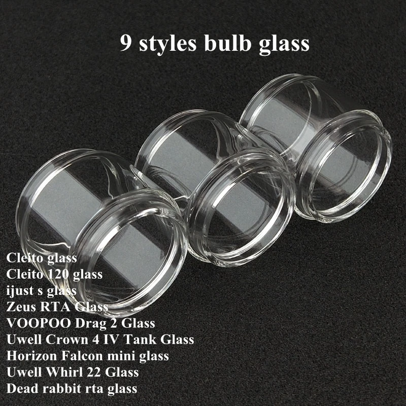Fat Extend Bulb Bubble Glass Tube for Cleito 120 ijusts Zeus RTA Drag 2 Uwell Crown 4 IV Tank Falcon mini Whirl 22 Dead Rabbit
Fat Extend Bulb Bubble Glass Tube for Cleito 120 ijusts Zeus RTA Drag 2 Uwell Crown 4 IV Tank Falcon mini Whirl 22 Dead Rabbit