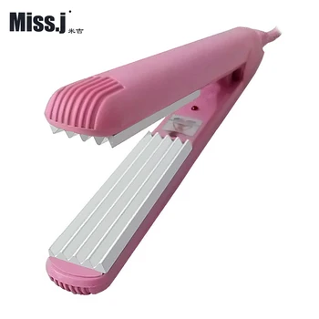 Miss．j Yafun 110V-240V mini Styling Tools Professional hair straightener Dry wet