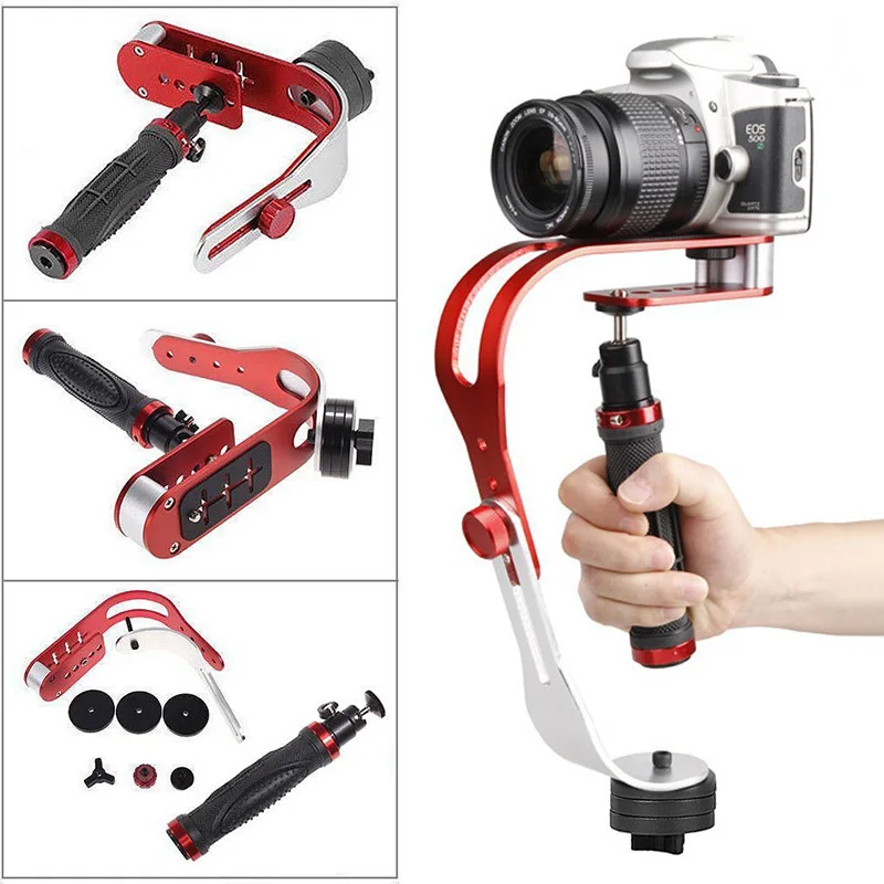 Alloy Aluminum Mini Handheld Digital Camera Camcorder Stabilizer Video Steadicam Mobile DSLR 5DII Motion DV Steadycam for DOY
Alloy Aluminum Mini Handheld Digital Camera Camcorder Stabilizer Video Steadicam Mobile DSLR 5DII Motion DV Steadycam for DOY