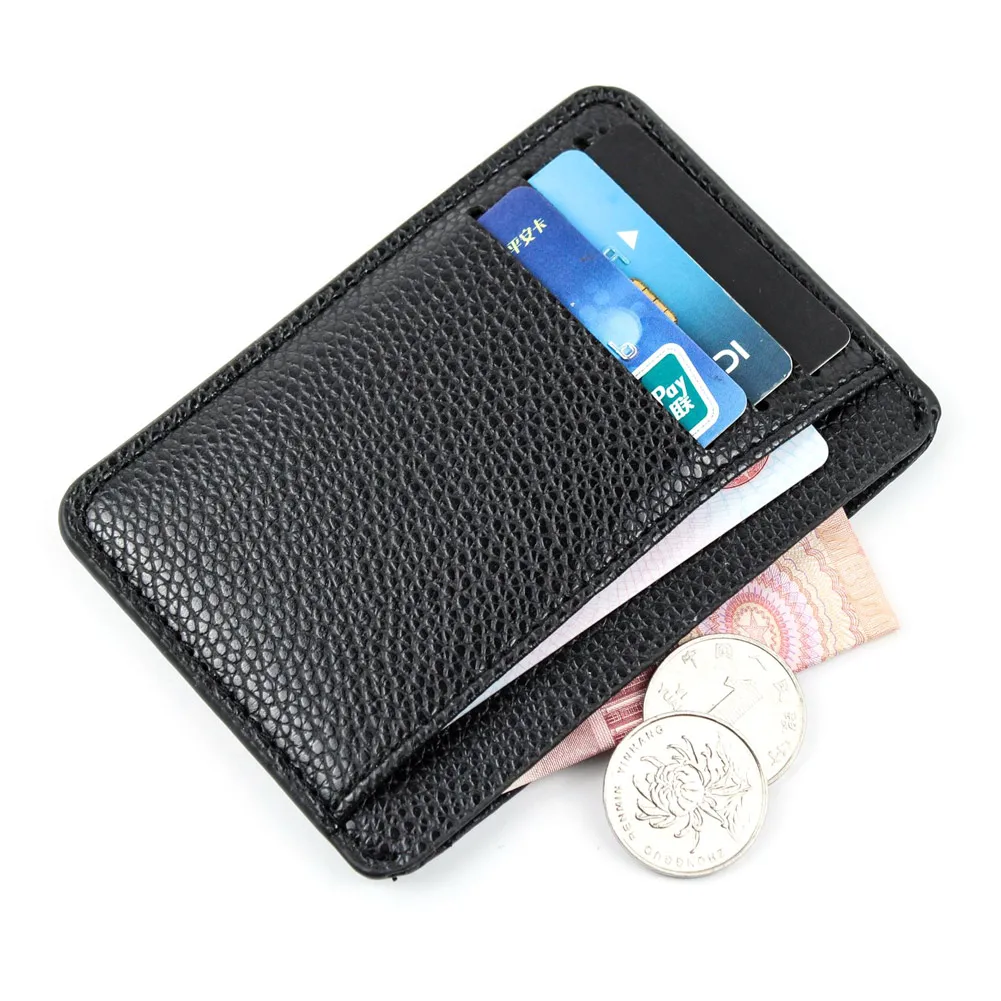 2019 New Men Card Holder PU Leather 6 Cards Slot Ultra-thin Lichee Pattern Wallet Men Bag billetera hombre
2019 New Men Card Holder PU Leather 6 Cards Slot Ultra-thin Lichee Pattern Wallet Men Bag billetera hombre