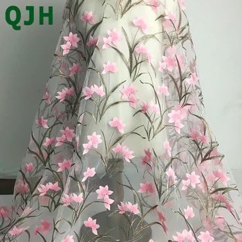 New Fashion Mesh Tulle Full Pink Daffodil Cotton Thread Embroidery Lace Fabric Breathable Dress DIY Clothing Accessories Trim
New Fashion Mesh Tulle Full Pink Daffodil Cotton Thread Embroidery Lace Fabric Breathable Dress DIY Clothing Accessories Trim
