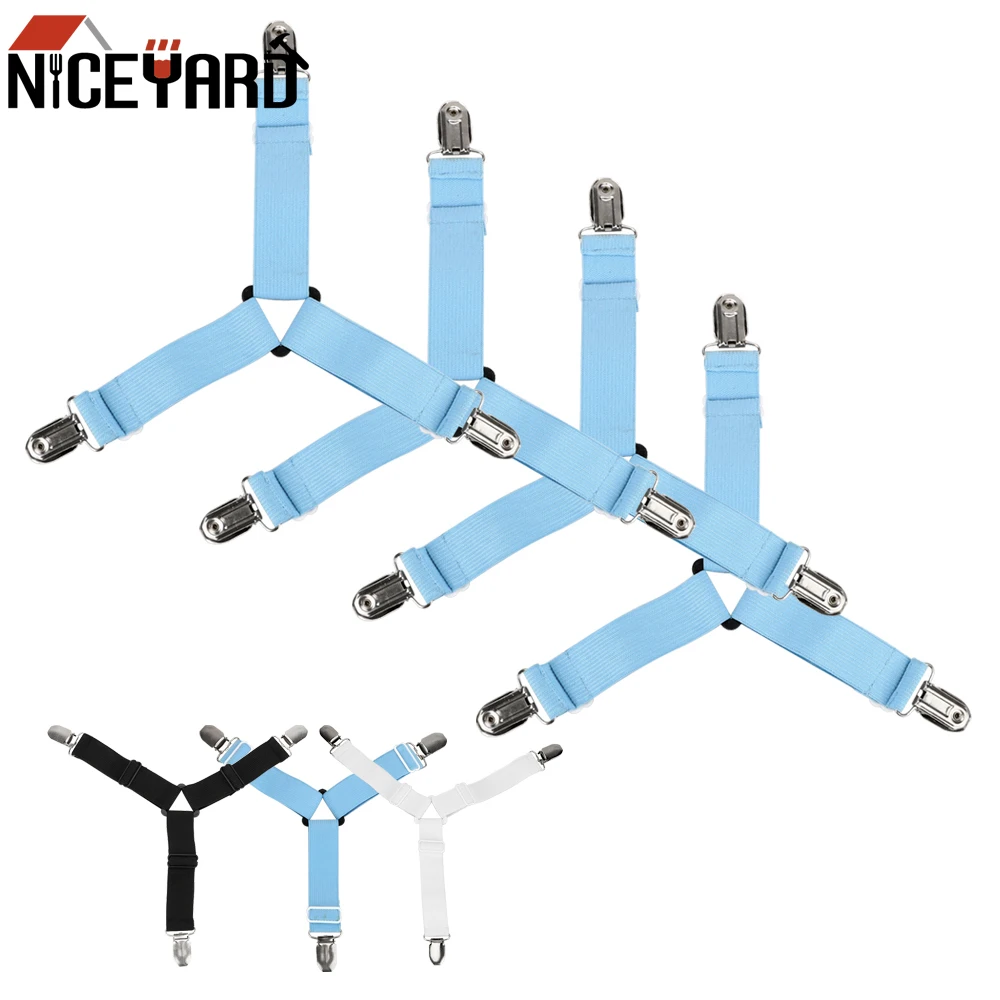 Adjustable 4 pieces Mattress Duvet Blanket Fastener Straps Slip-Resistant Belt Bed Sheet Fixing Clips Cover Grippers Holder
Adjustable 4 pieces Mattress Duvet Blanket Fastener Straps Slip-Resistant Belt Bed Sheet Fixing Clips Cover Grippers Holder