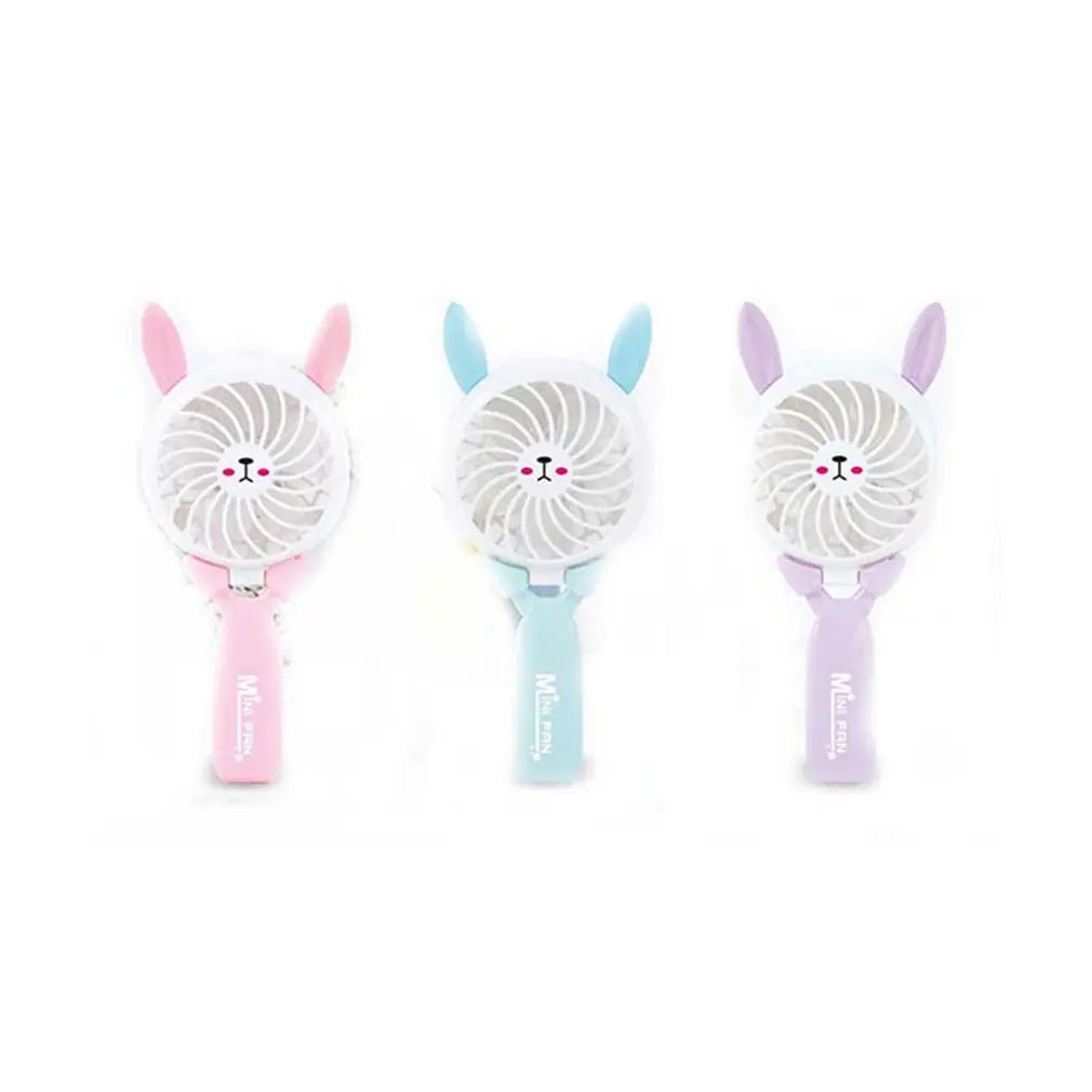 Convenient Silent Energy-saving Handheld Charging Fan Mini Cartoon Shape Three-speed Speed-adjustable Foldable Usb Fan
Convenient Silent Energy-saving Handheld Charging Fan Mini Cartoon Shape Three-speed Speed-adjustable Foldable Usb Fan