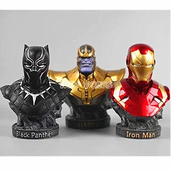 New 18cm Avengers Collection Statue Resin Bust iron Man Black Panther Thanos Action Figure The Avengers Statue Decoration Models
New 18cm Avengers Collection Statue Resin Bust iron Man Black Panther Thanos Action Figure The Avengers Statue Decoration Models