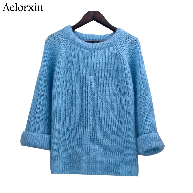 2019 Winter Women Sweaters and Pullovers Warm Pullovers High Quality Candy Colors Pull Femme Comfort Soft Wool Pull Femme Hiver
2019 Winter Women Sweaters and Pullovers Warm Pullovers High Quality Candy Colors Pull Femme Comfort Soft Wool Pull Femme Hiver