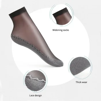 New 5 Pairs Spring Summer Women Soft Socks Casual Non-Slip Bottom Splice Fashion Transparent Ladies Girl Thin Silk Sock korean
New 5 Pairs Spring Summer Women Soft Socks Casual Non-Slip Bottom Splice Fashion Transparent Ladies Girl Thin Silk Sock korean