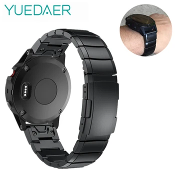 YUEDAER Metal Watch Band For Garmin Fenix 5 Strap Replacement Stainless Steel Bracelet For Forerunner 935 Accessories 22MM Men
YUEDAER Metal Watch Band For Garmin Fenix 5 Strap Replacement Stainless Steel Bracelet For Forerunner 935 Accessories 22MM Men