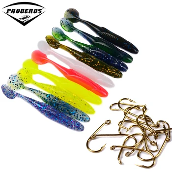 200pcs Fishing Hook + 20Pcs Soft Lure Swimbait Jig Head 9.5cm/6g Fly Fishing Bait Fishing Lure 10 Colors
200pcs Fishing Hook + 20Pcs Soft Lure Swimbait Jig Head 9.5cm/6g Fly Fishing Bait Fishing Lure 10 Colors