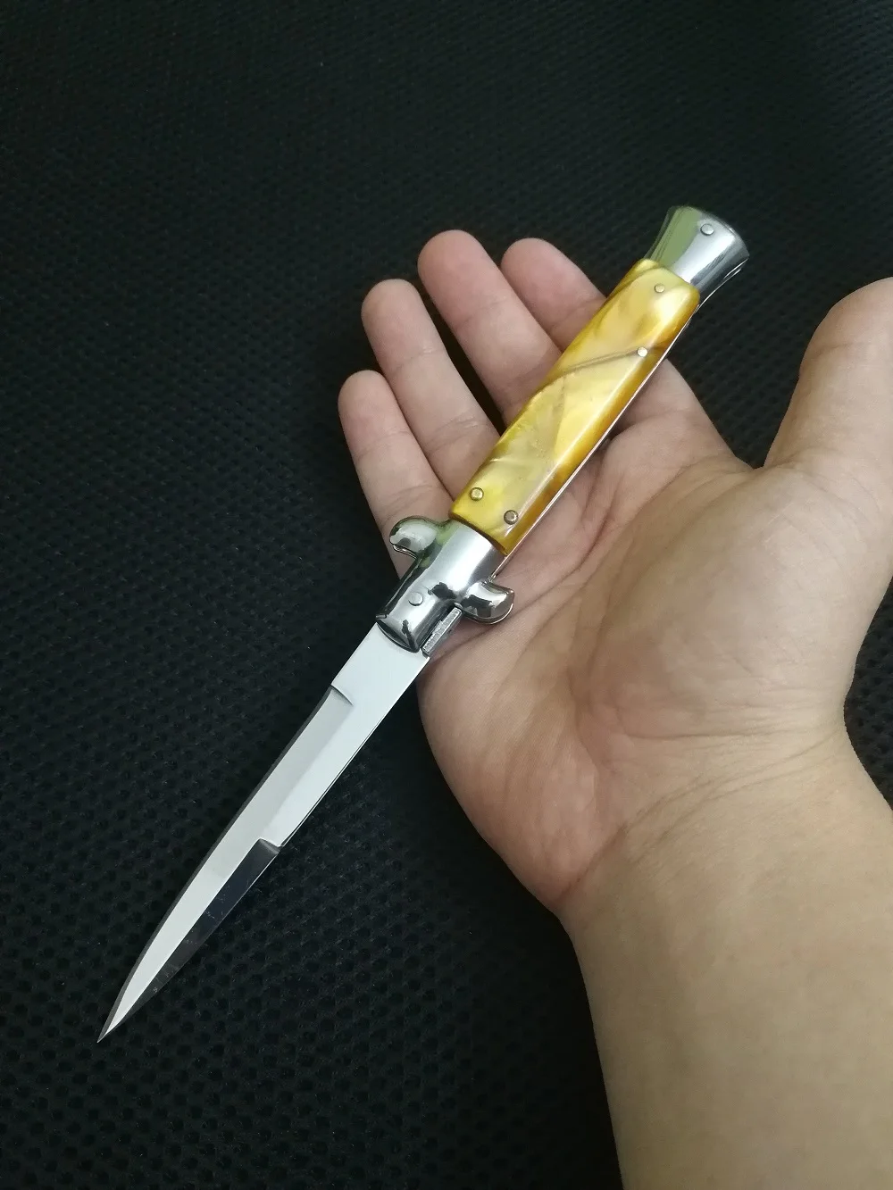 Grady Fung Manufacture Stiletto AKC Knife Stainless Steel Blade Tactical Combat Knife Outdoor Hand Tool Military Camping Knifes
Grady Fung Manufacture Stiletto AKC Knife Stainless Steel Blade Tactical Combat Knife Outdoor Hand Tool Military Camping Knifes