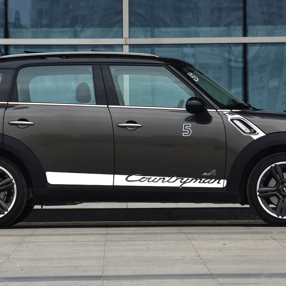 2 pieces of Car Styling Door Side Stripes Skirt Body Decal Stickers Logo for BMW MINI Countryman R60 Sticker Accessories-9 color
2 pieces of Car Styling Door Side Stripes Skirt Body Decal Stickers Logo for BMW MINI Countryman R60 Sticker Accessories-9 color