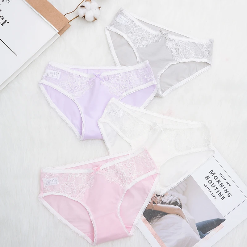 4Pcs Women Panties Combed cotton Underwear Girl Lingeries Shorts Underpant Lace Breathable Panty Female
4Pcs Women Panties Combed cotton Underwear Girl Lingeries Shorts Underpant Lace Breathable Panty Female