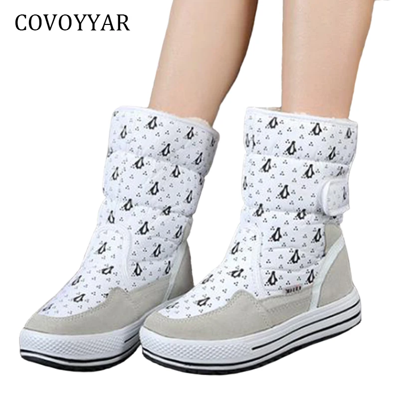 COVOYYAR 2019 Waterproof Snow Boots Women Warm Fur Padded Winter Boots Penguin Print High Quality Antiskid Women Shoes WBS819
COVOYYAR 2019 Waterproof Snow Boots Women Warm Fur Padded Winter Boots Penguin Print High Quality Antiskid Women Shoes WBS819