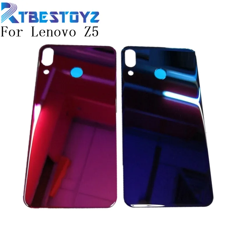 Оригинальная Крышка батарейного отсека для Lenovo Z5 стеклянный чехол задняя крышка