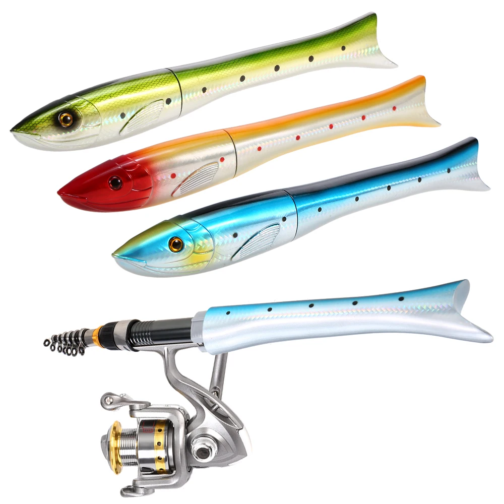 1.6m Mini Pocket Fishing Rod Fish Shaped Telescopic Carbon Ice Fishing Rod Carp Fishing Pole Lures Tackle Pesca Lures
1.6m Mini Pocket Fishing Rod Fish Shaped Telescopic Carbon Ice Fishing Rod Carp Fishing Pole Lures Tackle Pesca Lures