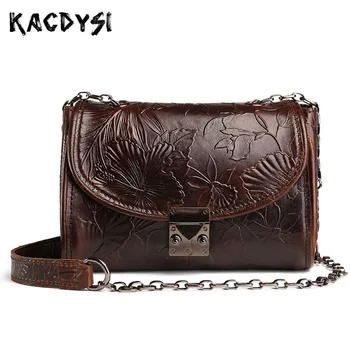 KACDYSI Women Vintage Oil Wax Genuine Leather Embossed Shoulder Bag Crossbody Messenger Bags Classic Small Lady Phone Handbag
KACDYSI Women Vintage Oil Wax Genuine Leather Embossed Shoulder Bag Crossbody Messenger Bags Classic Small Lady Phone Handbag