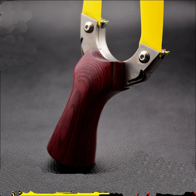 Powerful Titanium Alloy Slingshot with Wood Handle Multi Sight Sling Shot Catapult Outdoor Hunting Slingshot with Rubber Band
Powerful Titanium Alloy Slingshot with Wood Handle Multi Sight Sling Shot Catapult Outdoor Hunting Slingshot with Rubber Band