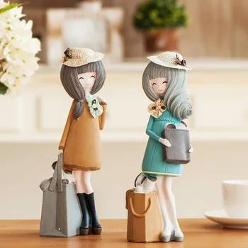 Hua Xianzi Home Furnishing jewelry ornaments series of resin crafts beautiful girl bedroom living room TV cabinet Decor
Hua Xianzi Home Furnishing jewelry ornaments series of resin crafts beautiful girl bedroom living room TV cabinet Decor