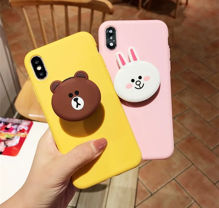 Xsmax Cartoon Bear Bunny stand Phone Case For iPhone11 Pro Xsmax Soft TPU Cover 8plus 6s 5s 7plus XR XS Body Shell Protection
Xsmax Cartoon Bear Bunny stand Phone Case For iPhone11 Pro Xsmax Soft TPU Cover 8plus 6s 5s 7plus XR XS Body Shell Protection