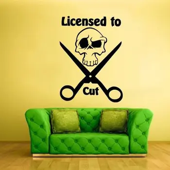 Barber Shop Sticker Name Scissors Skull Hair Salon Decal Neutral Haircut Poster Vinyl Wall Art Decals Decor Windows Decoration
Barber Shop Sticker Name Scissors Skull Hair Salon Decal Neutral Haircut Poster Vinyl Wall Art Decals Decor Windows Decoration