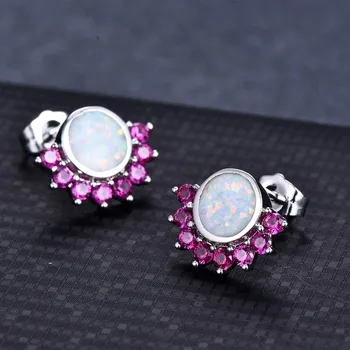 Multi Color Girls EAR Fire Opal Beautiful Stud Earrings For Women Prom Gifts
Multi Color Girls EAR Fire Opal Beautiful Stud Earrings For Women Prom Gifts