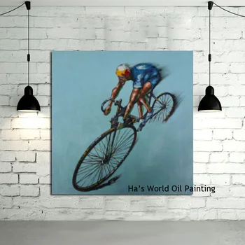 Hand Painted Oil Painting On Canvas Ride Bicycle Art Paintings Modern Decoration Wall Art Living Room Decor Picture No Frame
Hand Painted Oil Painting On Canvas Ride Bicycle Art Paintings Modern Decoration Wall Art Living Room Decor Picture No Frame