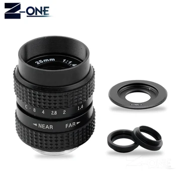 25mm F1.4 CCTV TV Movie lens+C Mount for Olympus Micro 4/3 m4/3 EP1 EP2 EP3 EP5 EPL1 EPL2 EPL3 EPL5 EPM1 OM-D EM5 EM10 C-M4/3
25mm F1.4 CCTV TV Movie lens+C Mount for Olympus Micro 4/3 m4/3 EP1 EP2 EP3 EP5 EPL1 EPL2 EPL3 EPL5 EPM1 OM-D EM5 EM10 C-M4/3