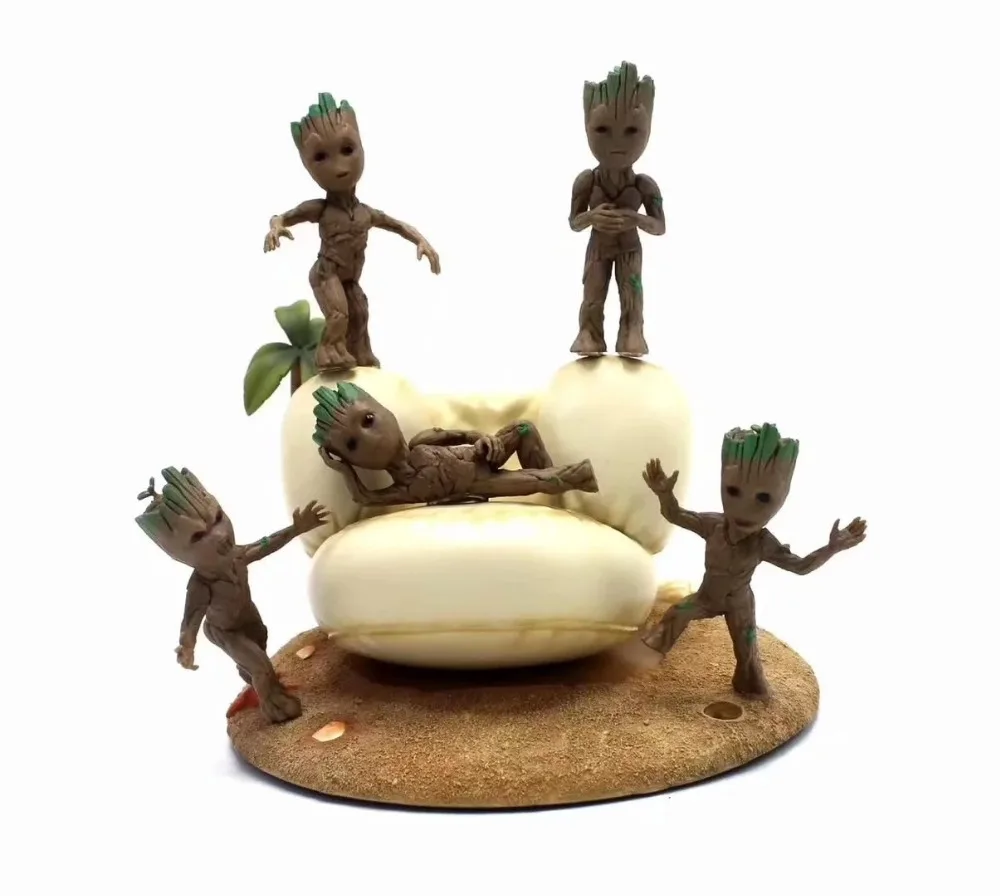 5Pcs/Set 4-8cm Cut Toys Guardians of The Galaxy Avengers Cute Baby Marvel Tree Man Groot Figure Toys Model Decoration
5Pcs/Set 4-8cm Cut Toys Guardians of The Galaxy Avengers Cute Baby Marvel Tree Man Groot Figure Toys Model Decoration