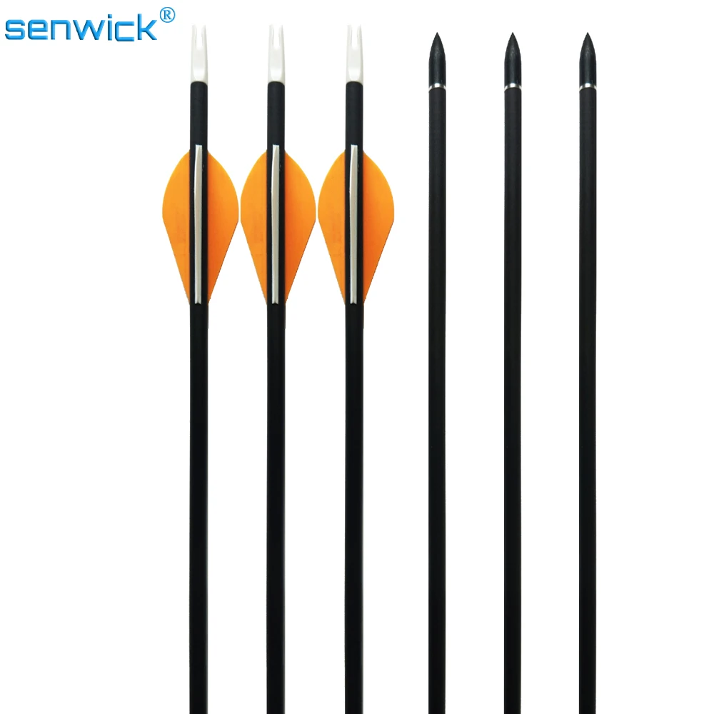 12pcs,30",Spine 300 Yellow Black Turkey Feather Target Practice Archery Carbon Arrows For Hunting Compound &Recurve Bow
12pcs,30",Spine 300 Yellow Black Turkey Feather Target Practice Archery Carbon Arrows For Hunting Compound &Recurve Bow