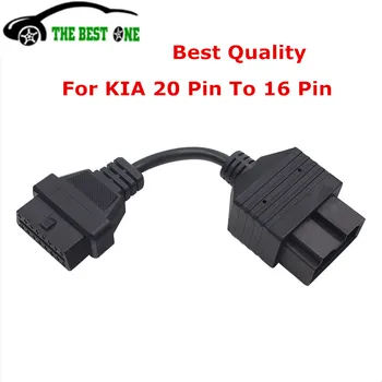 New Arrival OBD2 Cable For KIA 20 Pin To 16 Pin OBD OBDii Diagnostic Scanner Tool Code Reader For KIA 20Pin Adapter Cables
New Arrival OBD2 Cable For KIA 20 Pin To 16 Pin OBD OBDii Diagnostic Scanner Tool Code Reader For KIA 20Pin Adapter Cables