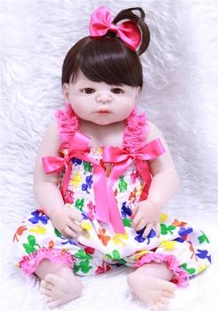 Bebe dolls NPK girl doll 22"55cm full body silicone reborn baby dolls white skin lifelike children gift toy dolls alive bonecas
Bebe dolls NPK girl doll 22"55cm full body silicone reborn baby dolls white skin lifelike children gift toy dolls alive bonecas