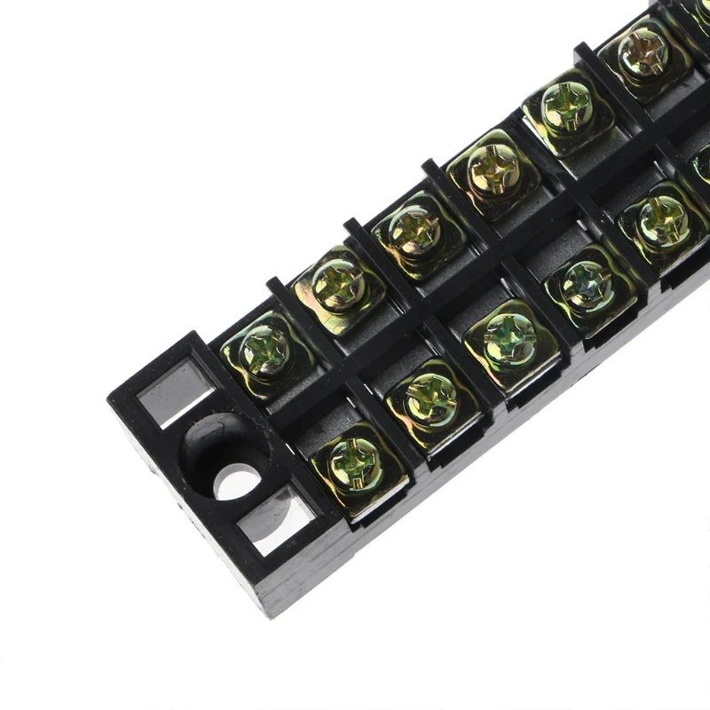 600V 15A 12 Position Dual Rows Covered Barrier Screw Terminal Block Strip Barrier Terminal Block
600V 15A 12 Position Dual Rows Covered Barrier Screw Terminal Block Strip Barrier Terminal Block