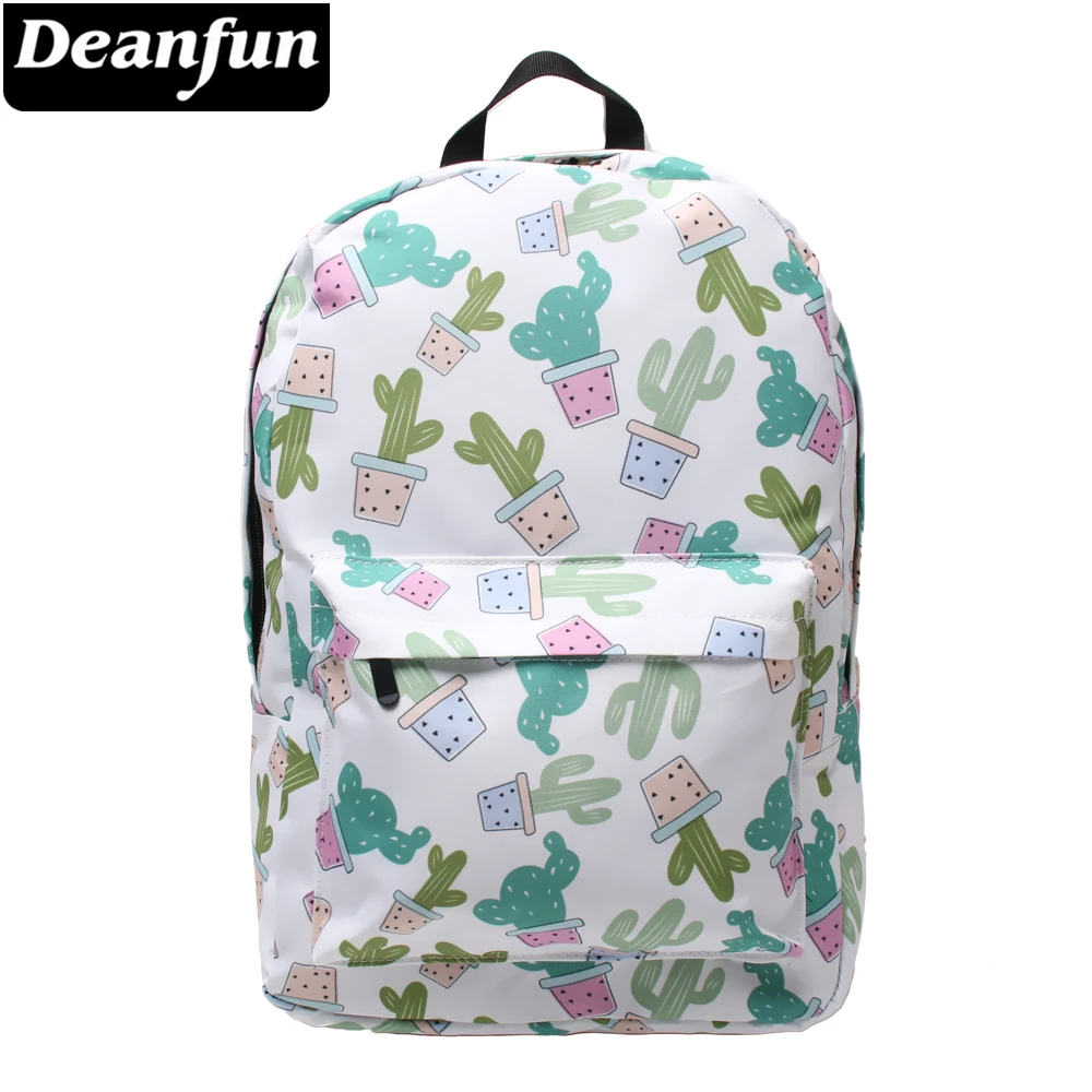 Deanfun Women's Multifunctional Backpack Cactus Printing Fashion Bags for School 80012